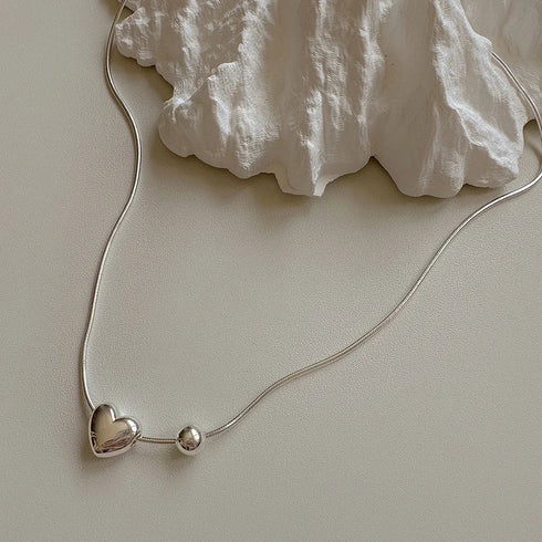 Colier din argint Inima II